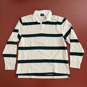 NWT J. Crew long sleeve rugby polo size Large
